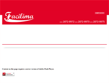 Tablet Screenshot of facilima.net